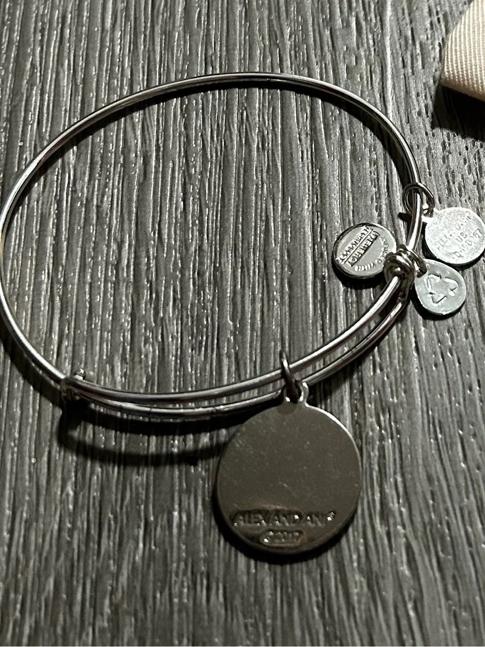 Alex & Ani Women’s Silver Bangle Bracelet 'LOVE is all you need Paw